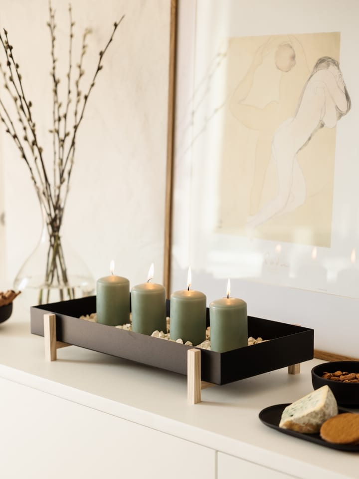 Bandeja para flores Botanic Flower Tray, negro Design House Stockholm