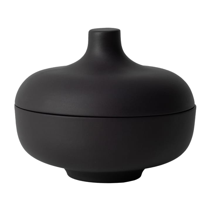 Bol con tapa M Sand Ø12 cm - Black clay - Design House Stockholm