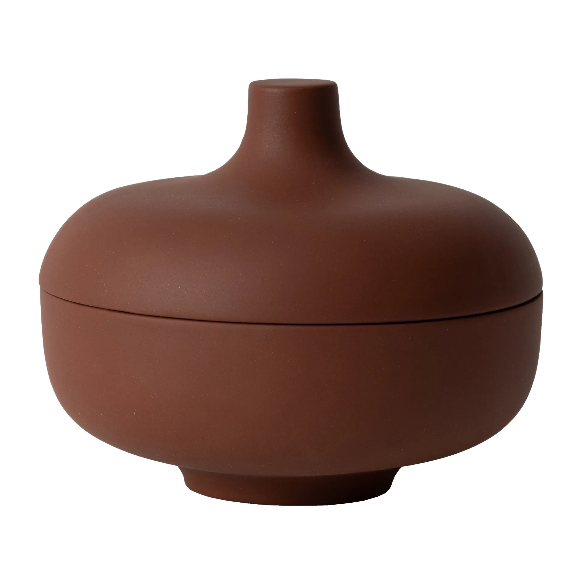 Bol con tapa M Sand Ø12 cm, Red clay Design House Stockholm