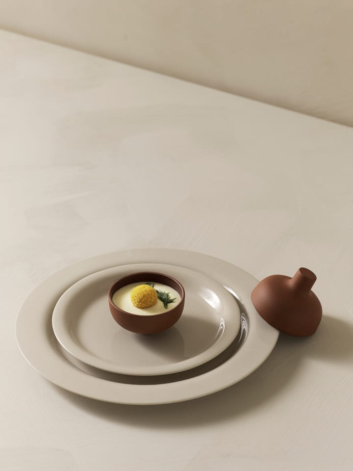 Bol con tapa S Sand Ø8,2 cm, Red clay Design House Stockholm