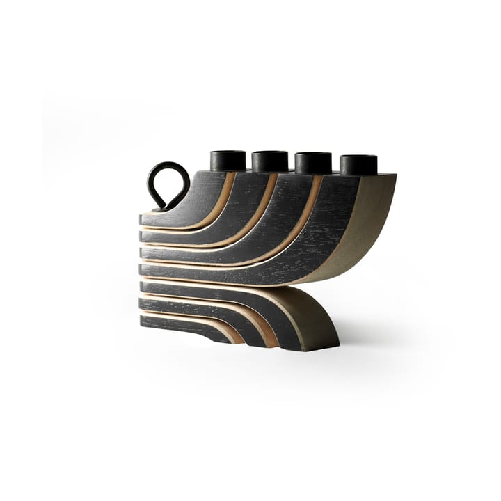 Candelabro Nordic Light, 4 brazos, negro Design House Stockholm