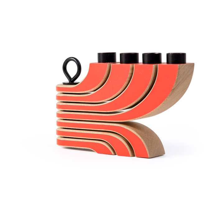 Candelabro Nordic Light, 4 brazos - Rojo - Design House Stockholm
