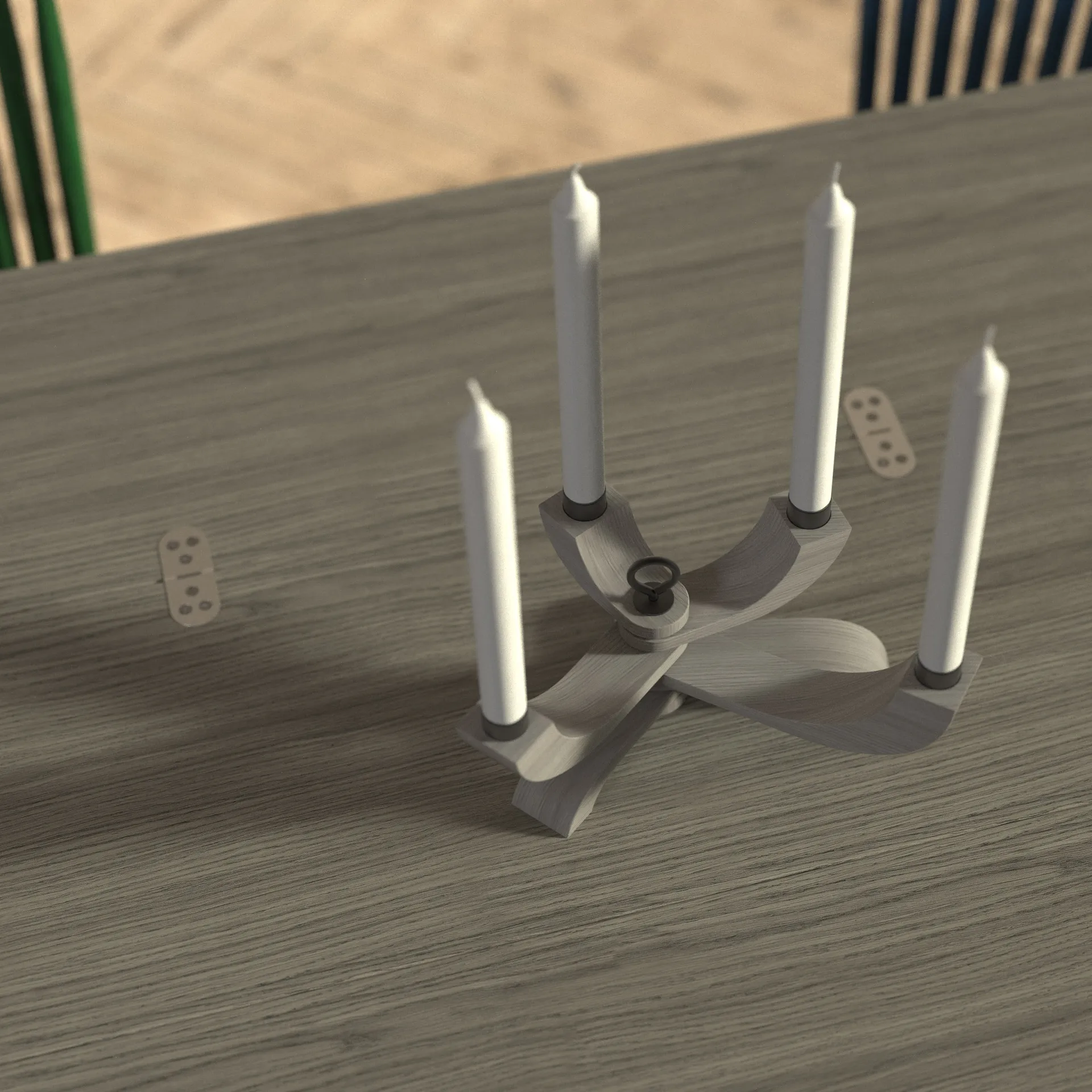 Candelabro Nordic light Limited Edition, gris Design House Stockholm