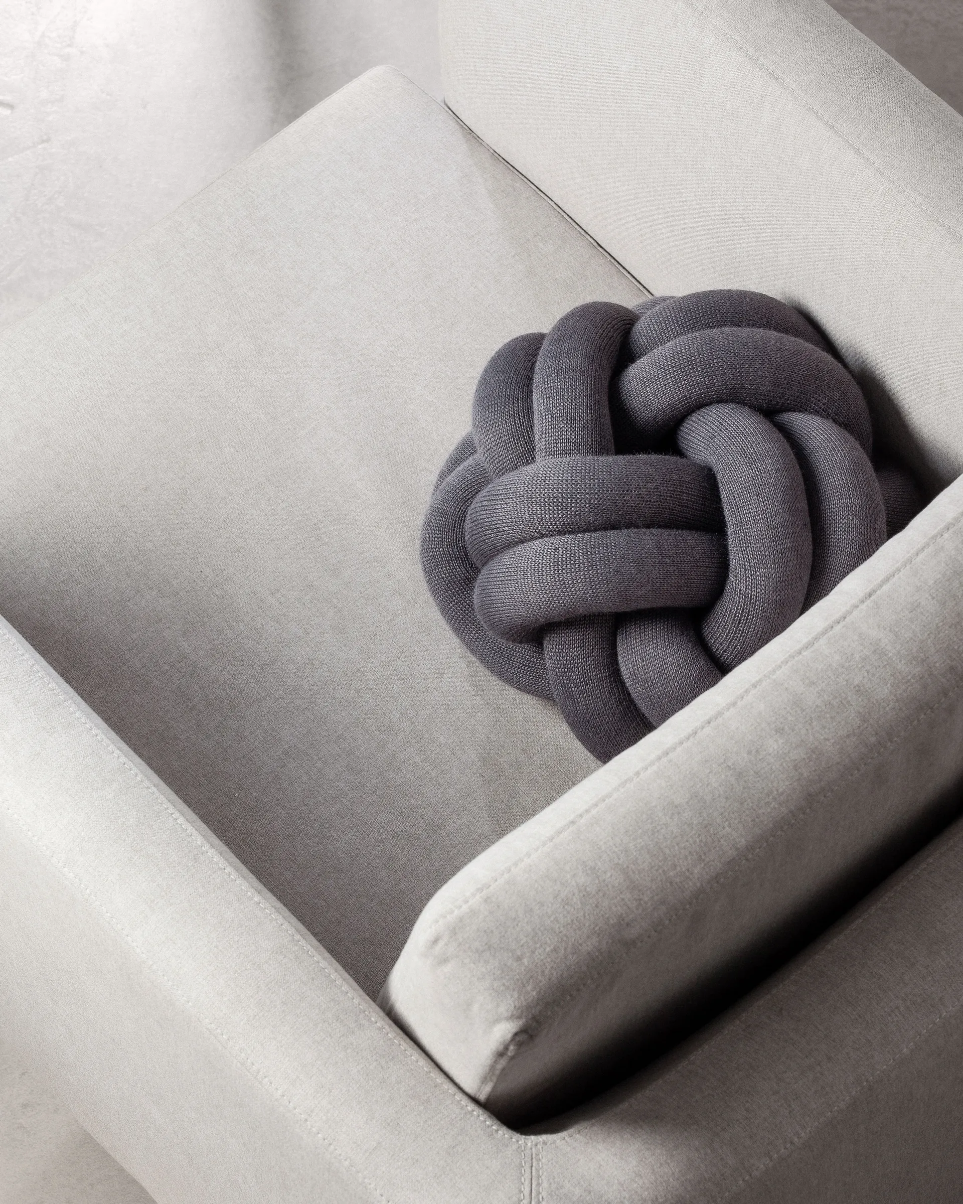 Cojín Knot, gris Design House Stockholm