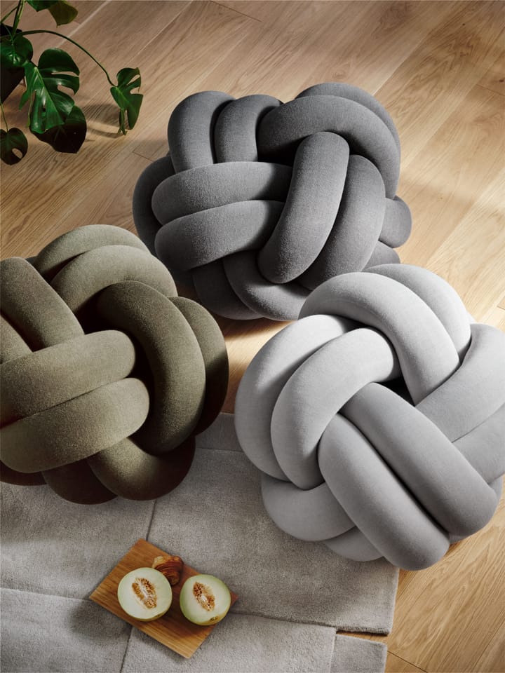 Cojín Knot XL, Forest Green Design House Stockholm