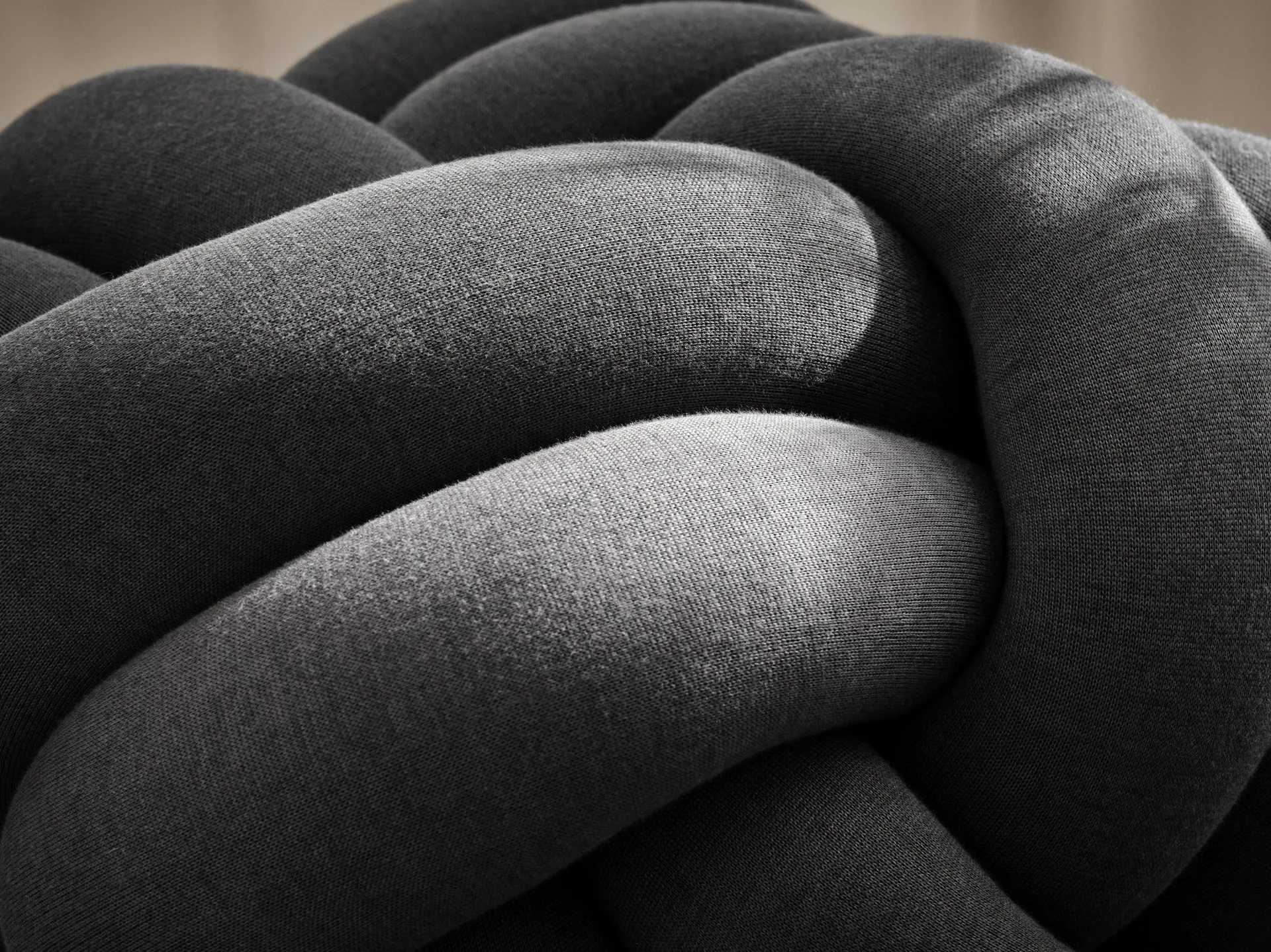 Cojín Knot XL, Grey Design House Stockholm