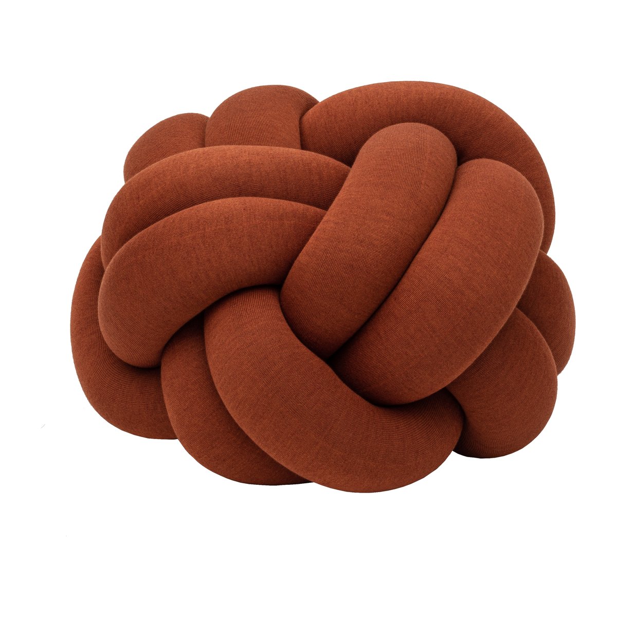 Design House Stockholm Cojín Knot XL Ochre | Decoración & Diseño Nórdico | Pufs | Rojo