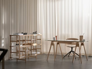 Estante Frame M 154 cm - Roble-blanco - Design House Stockholm