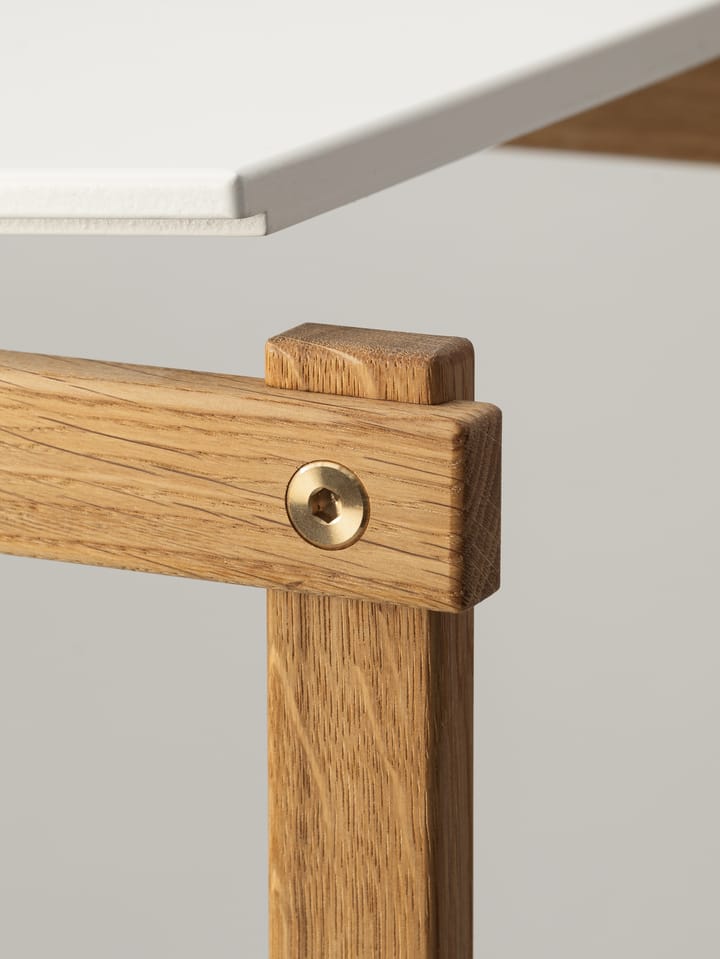 Estantería Frame baja , Roble-blanco Design House Stockholm