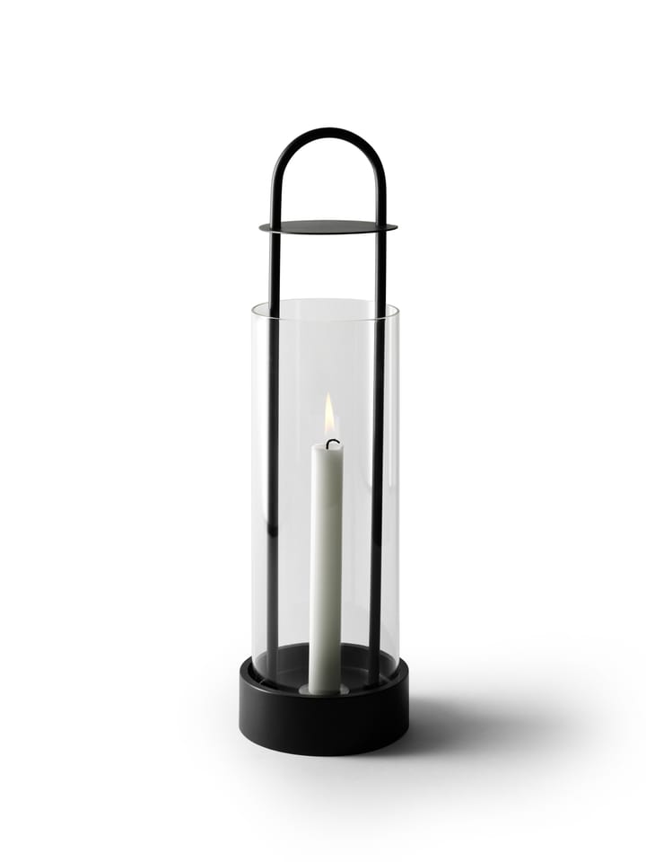 Farol para velas Lotus Hurricane - negro - Design House Stockholm