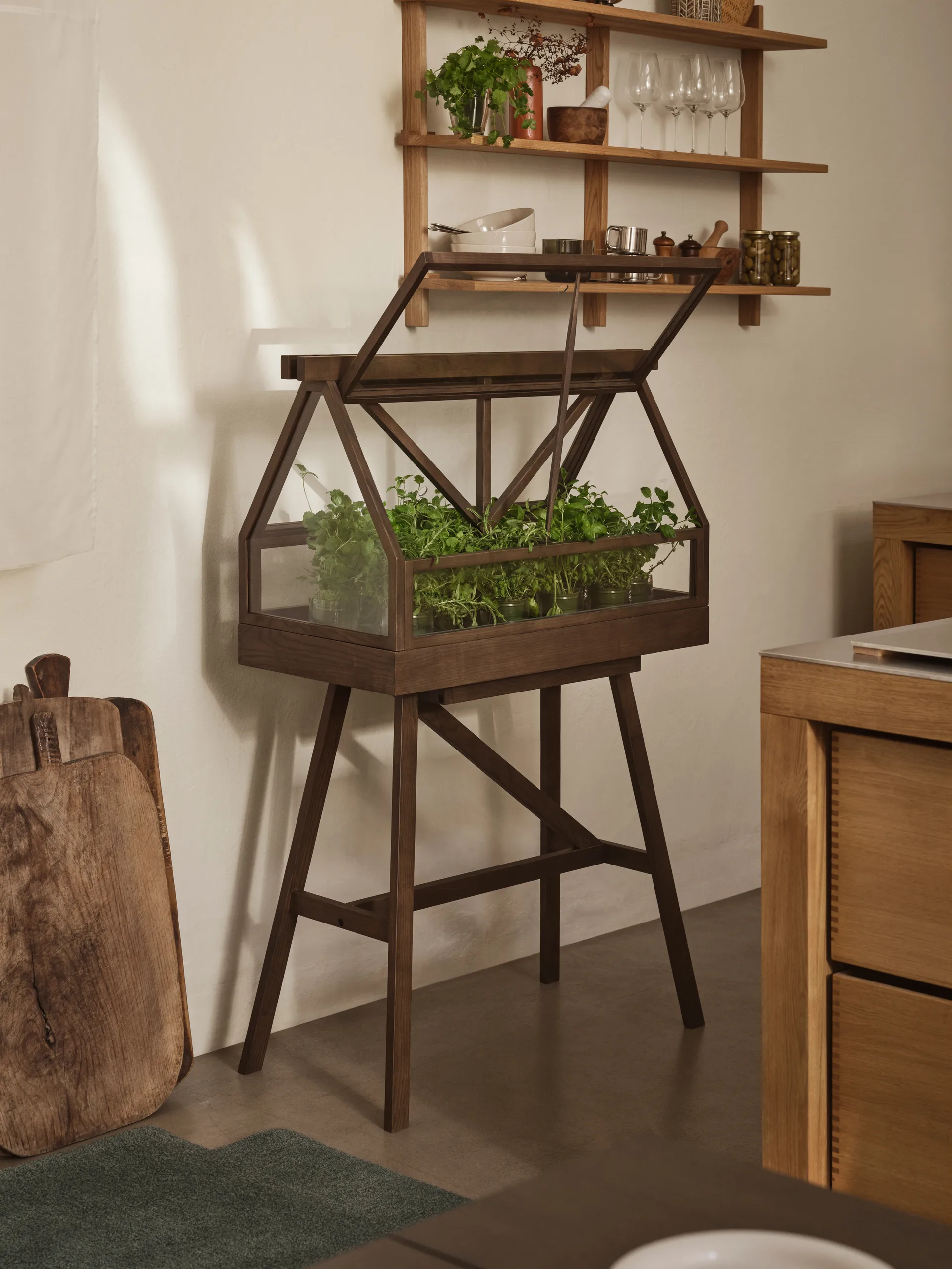 Invernadero Greenhouse, Dark ash Design House Stockholm