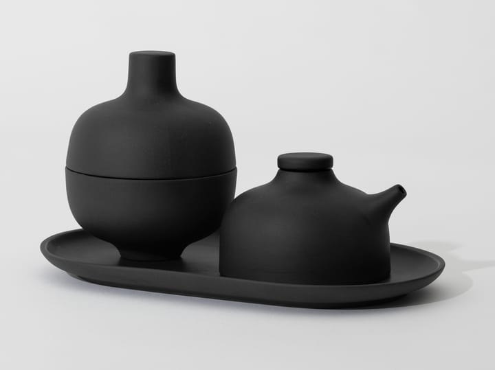 Jarra de soja Sand 12 cl, Black clay Design House Stockholm