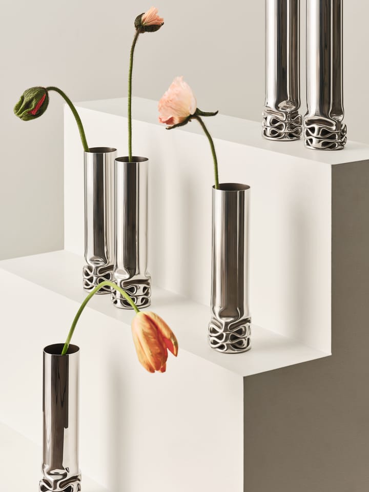 Jarrón Hydraulic 25 cm, Stainless Steel Design House Stockholm