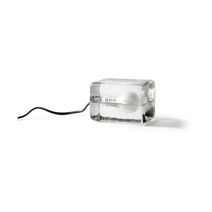 Lámpara de mesa Block Lamp Mini - Transparente, 12x8x7,5 cm - Design House Stockholm