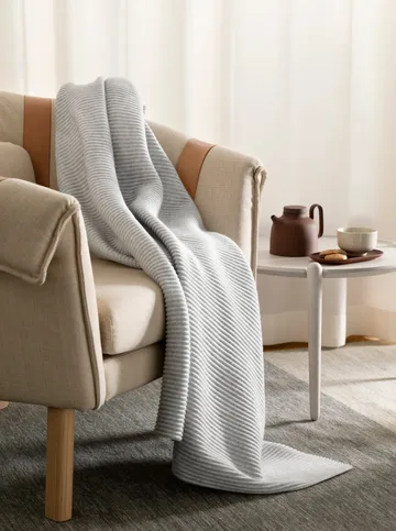 Manta Pleece 140x160 cm - Gris claro - Design House Stockholm