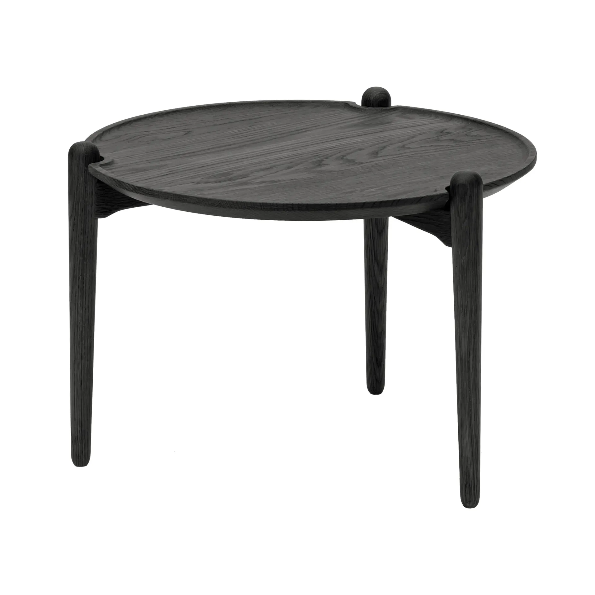 Mesa auxiliar baja Aria 37 cm, Negro roble Design House Stockholm