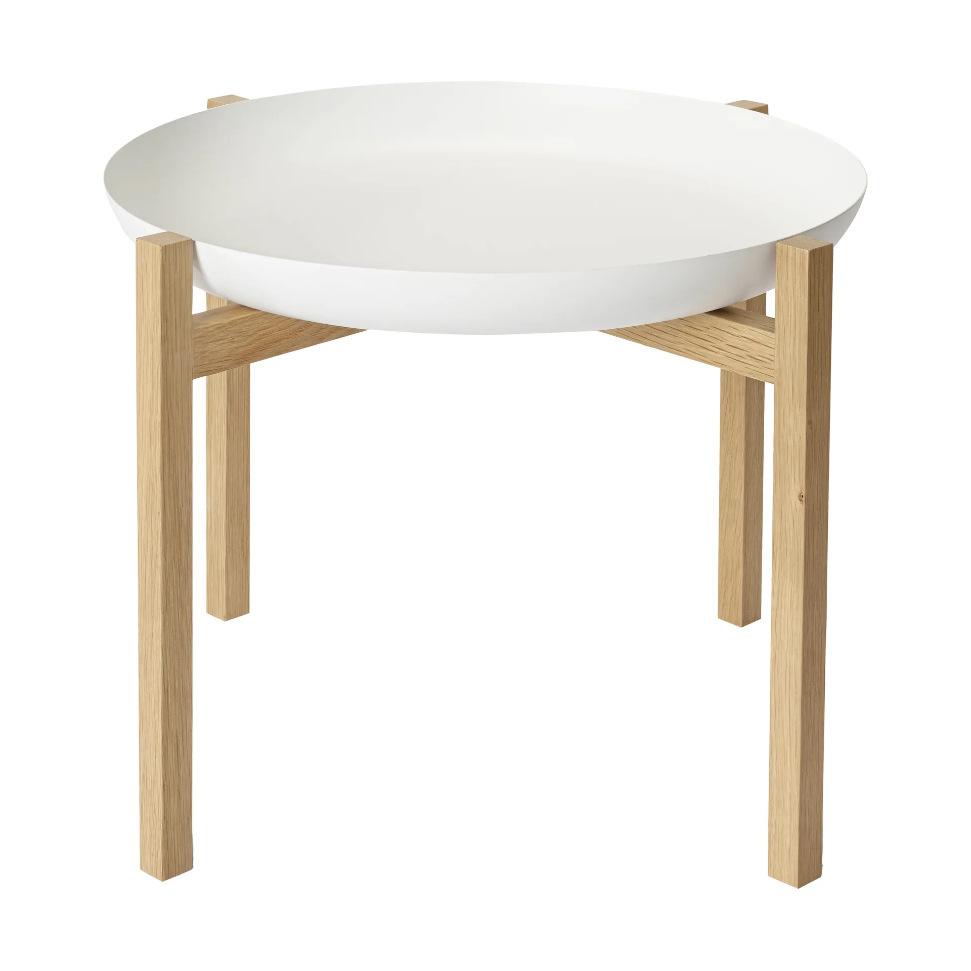 Mesa auxiliar Tablo Table Set, Low white Design House Stockholm