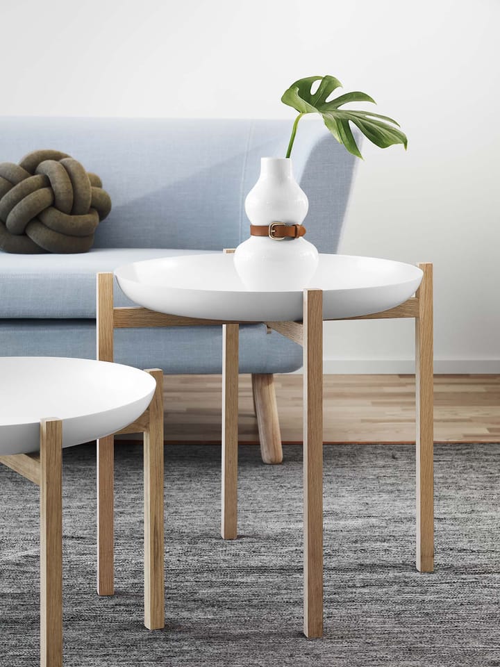 Mesa auxiliar Tablo Table Set, Low white Design House Stockholm