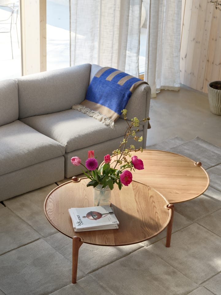 Mesa de centro Aria Ø90 cm, Roble 30 cm Design House Stockholm