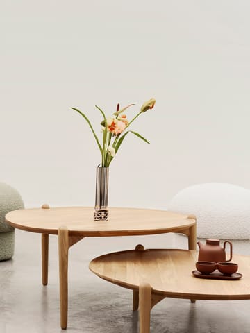 Mesa de centro Aria Ø90 cm - Roble 30 cm - Design House Stockholm