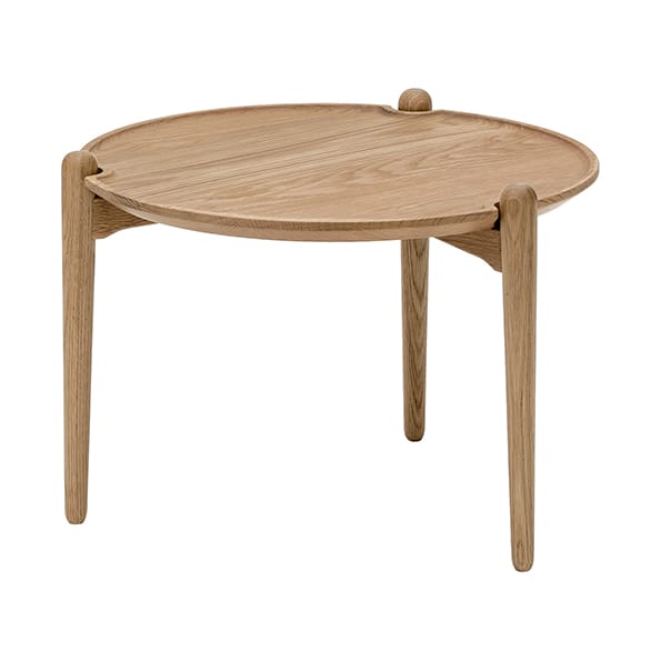 Mesa de centro Aria Ø90 cm - Roble 30 cm - Design House Stockholm