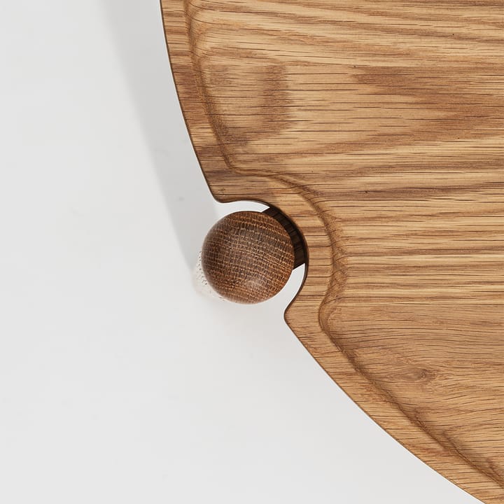 Mesa de centro Aria Ø90 cm, Roble 30 cm Design House Stockholm