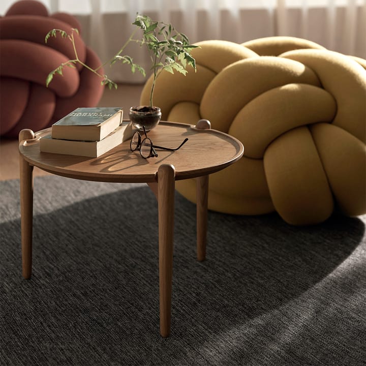 Mesa de centro Aria Ø90 cm, Roble 30 cm Design House Stockholm