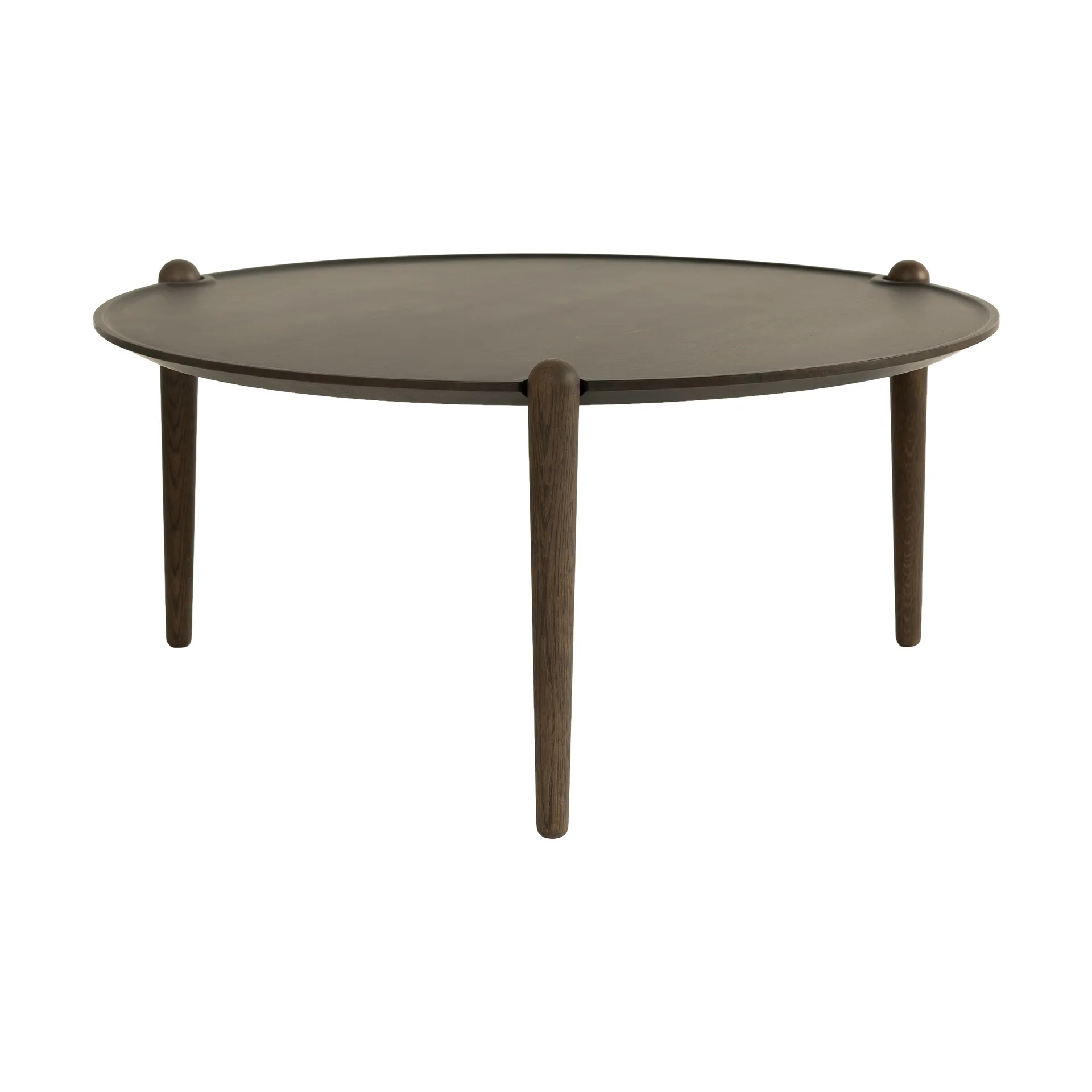 Mesa de centro Aria, Roble oscuro, Ø90 × 42,5 cm Design House Stockholm