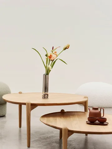 Mesa de centro Aria - Rojo, Ø50 × 37 cm - Design House Stockholm