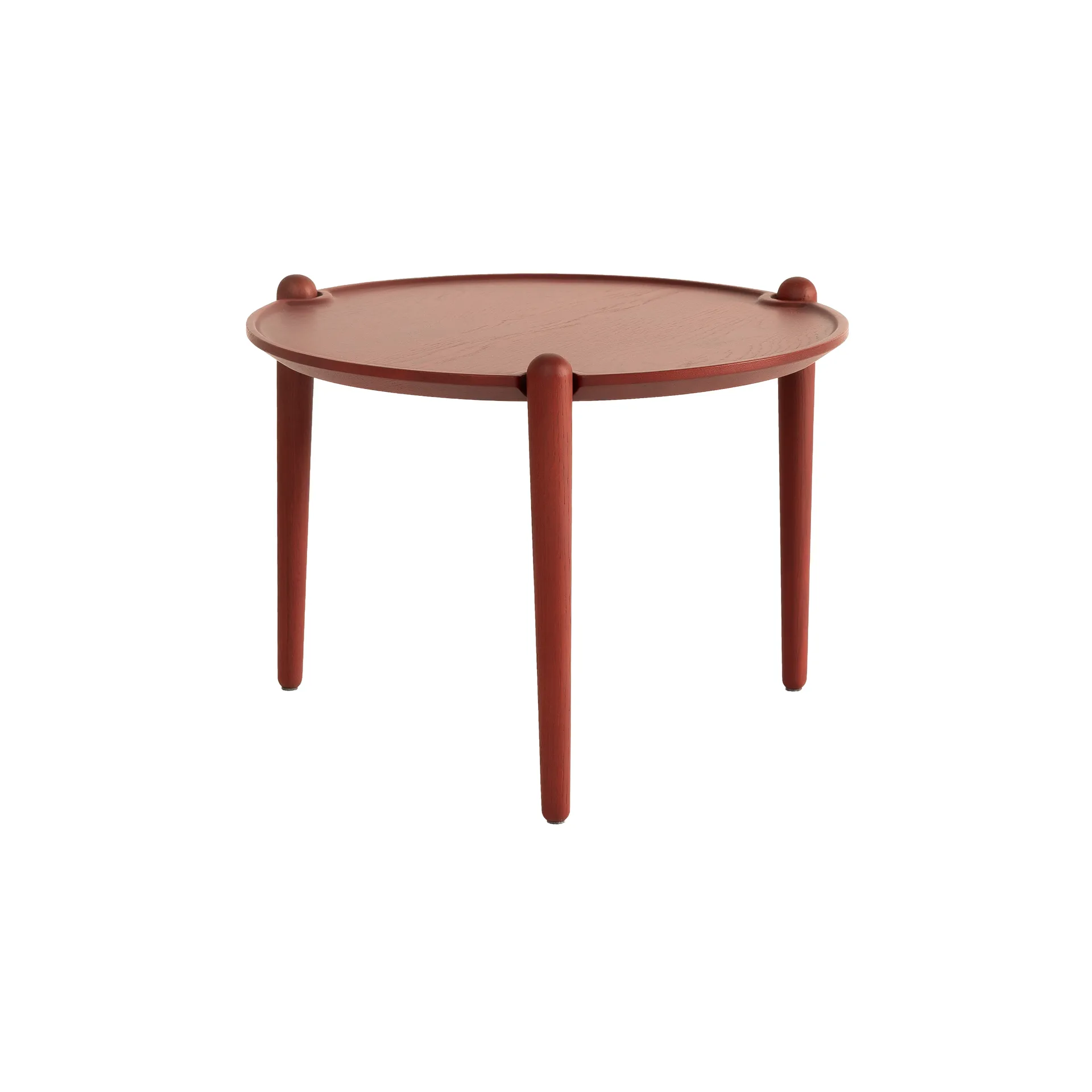 Mesa de centro Aria, Rojo, Ø50 × 37 cm Design House Stockholm