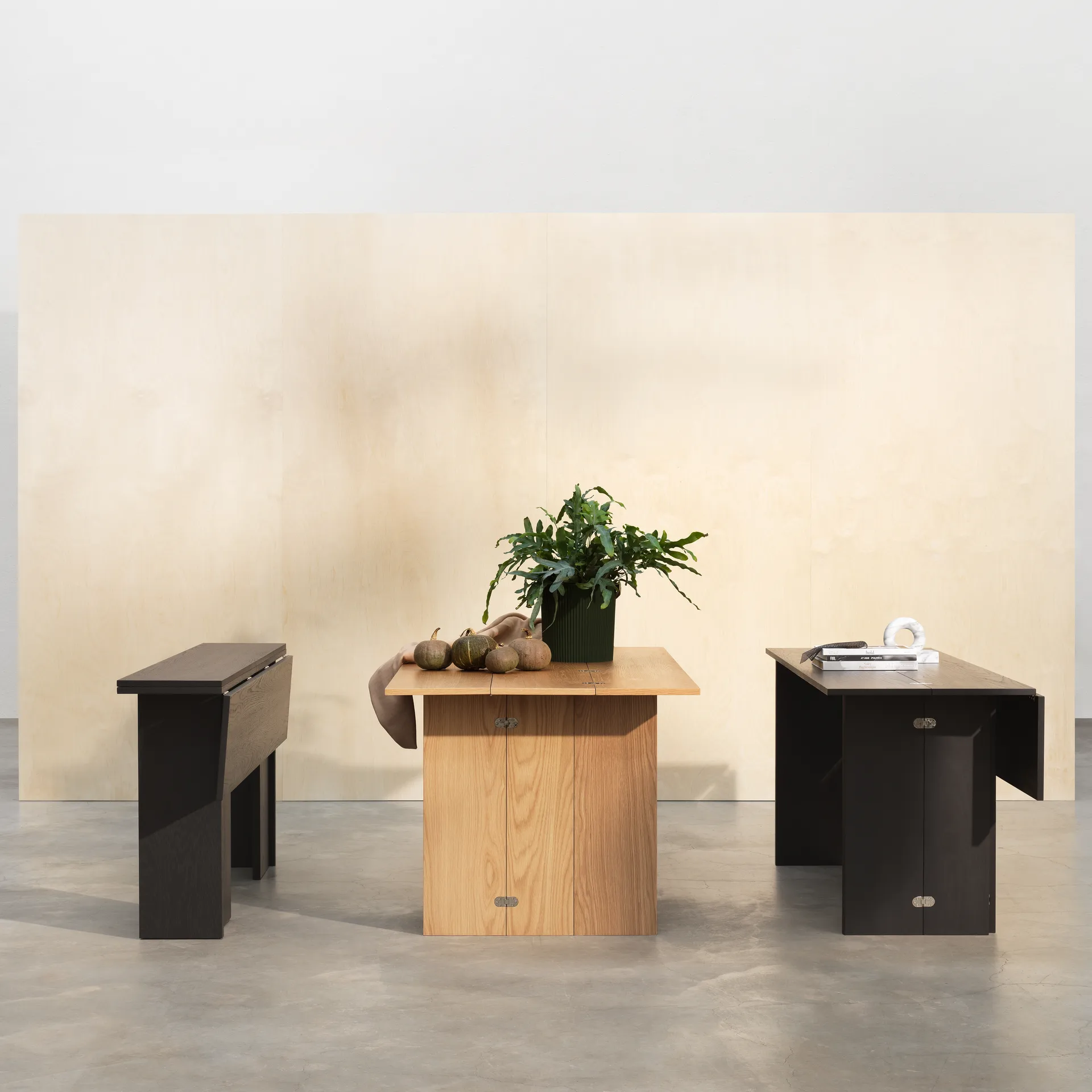 Mesa Flip, Negro 160 cm Design House Stockholm