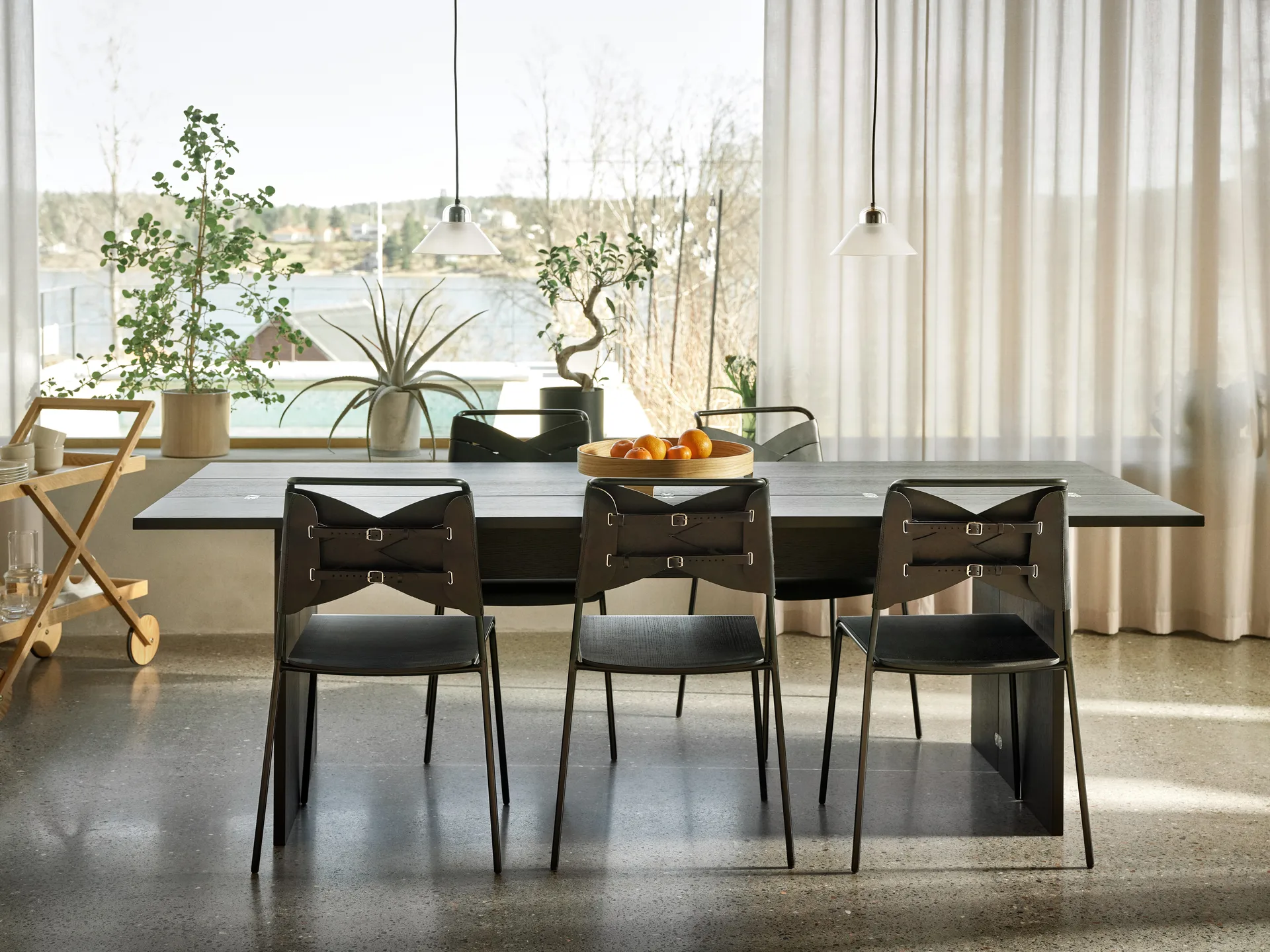 Mesa Flip, Negro 230 cm Design House Stockholm