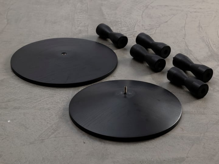 Mesa Pedestal Ø31x67,5 cm, Black Design House Stockholm