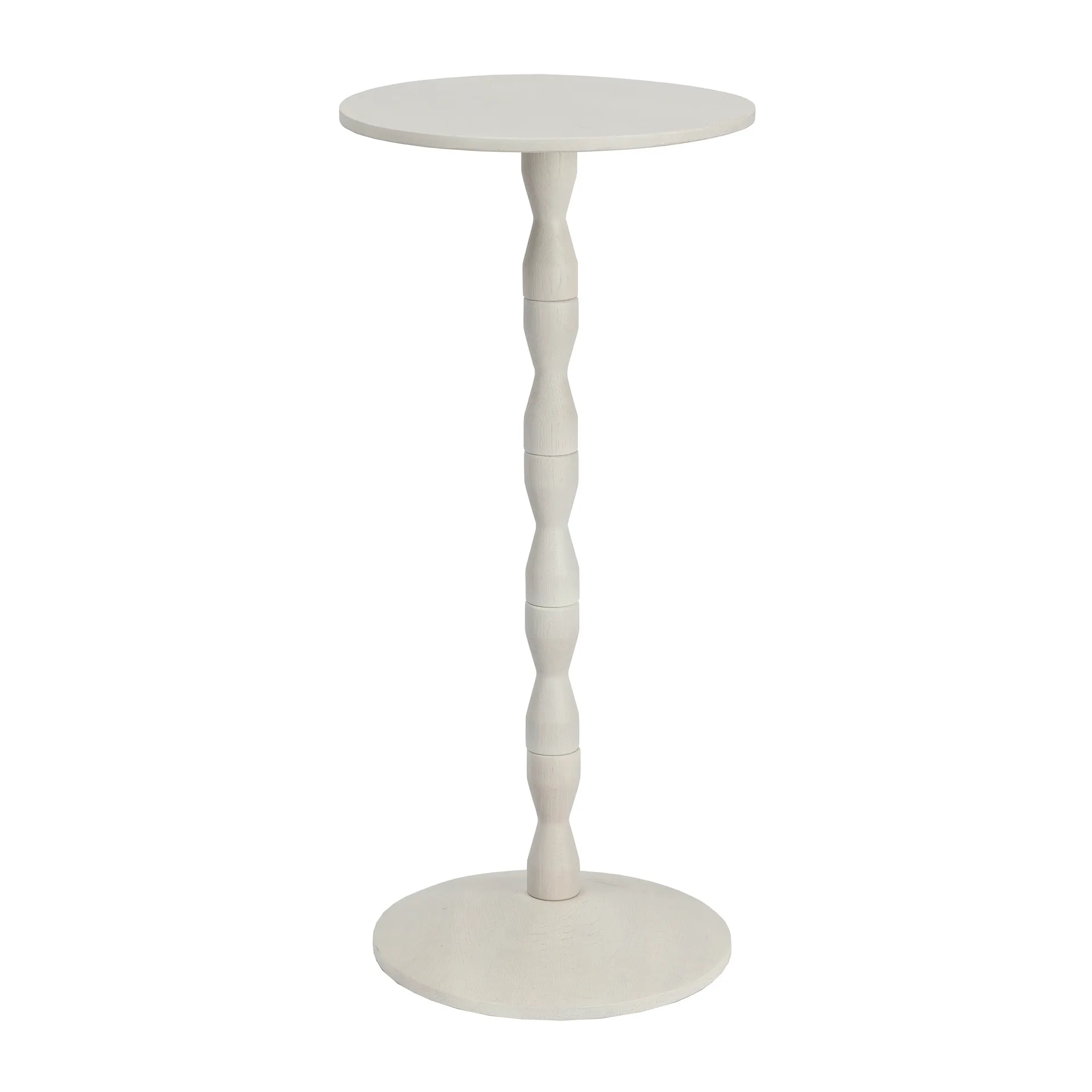 Mesa Pedestal Ø31x67,5 cm, Stained white grey Design House Stockholm
