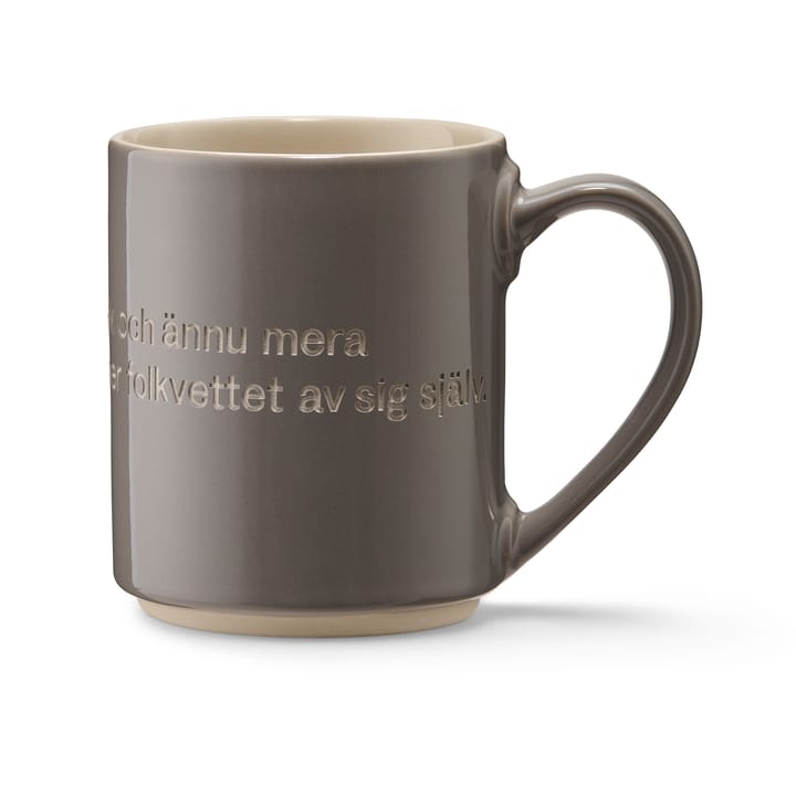 Mug Astrid Lindgren, Give the children love - gris-sueco - Design House Stockholm