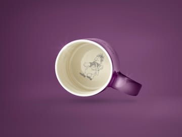 Mug Astrid Lindgren, I am handsome - morado-sueco - Design House Stockholm