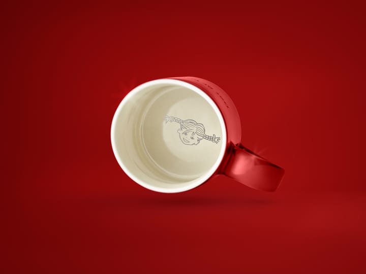 Mug Astrid Lindgren, If you are very strong, rojo-sueco Design House Stockholm