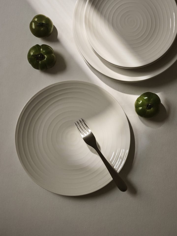 Plato Blond 28 cm, blanco, rayas Design House Stockholm