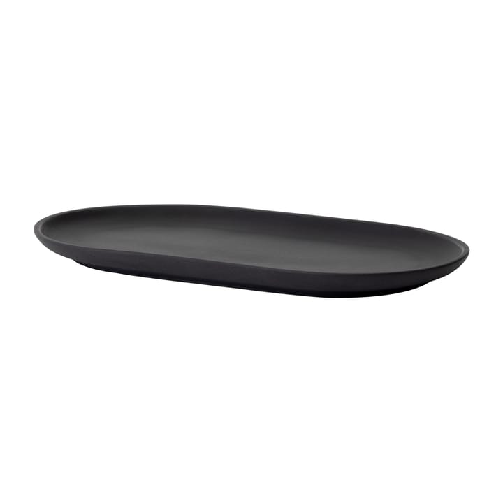 Plato ovalado Sand 12,5x20 cm - Black clay - Design House Stockholm