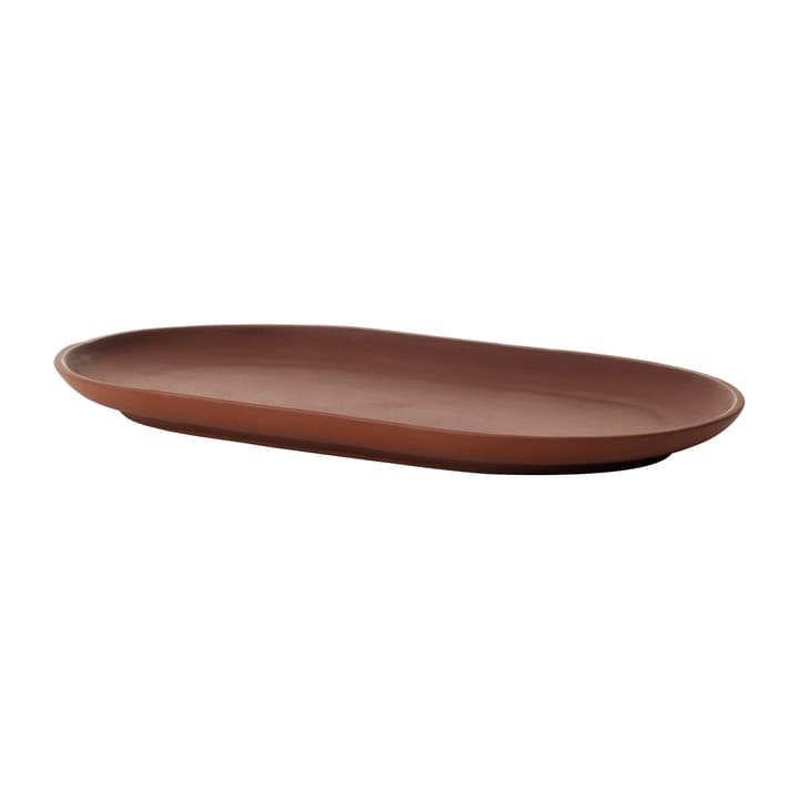 Plato ovalado Sand 12,5x20 cm - Red clay - Design House Stockholm