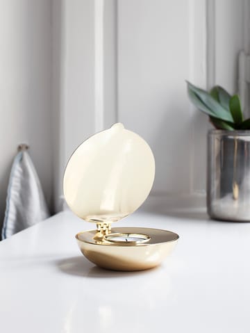 Portavelas Shell - latón - Design House Stockholm