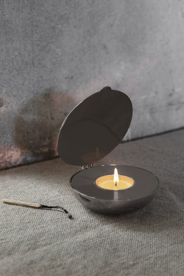Portavelas Shell - níquel - Design House Stockholm