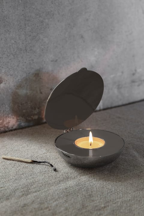 Portavelas Shell, níquel Design House Stockholm