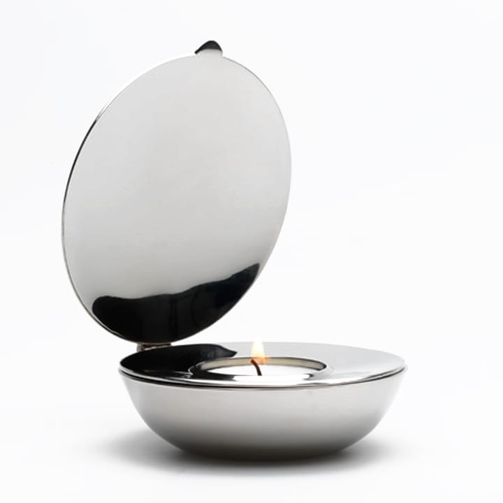 Portavelas Shell - níquel - Design House Stockholm