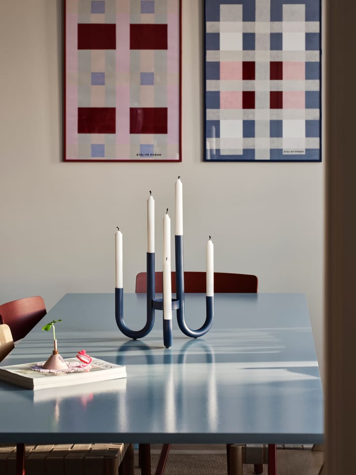 Portavelas Turn, Blue Design House Stockholm