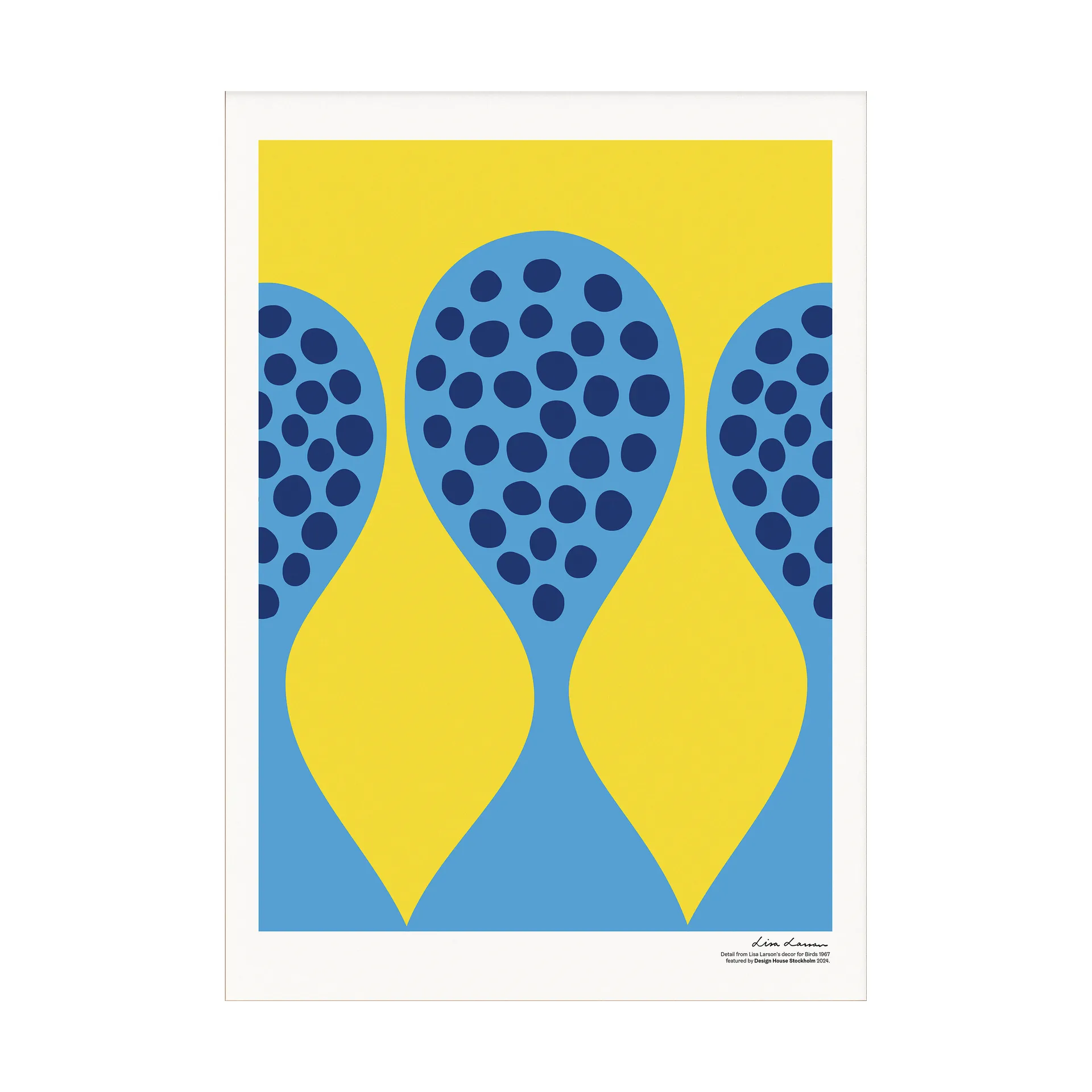 Póster Birds 1967, 50x70 cm, N.º 5 Design House Stockholm