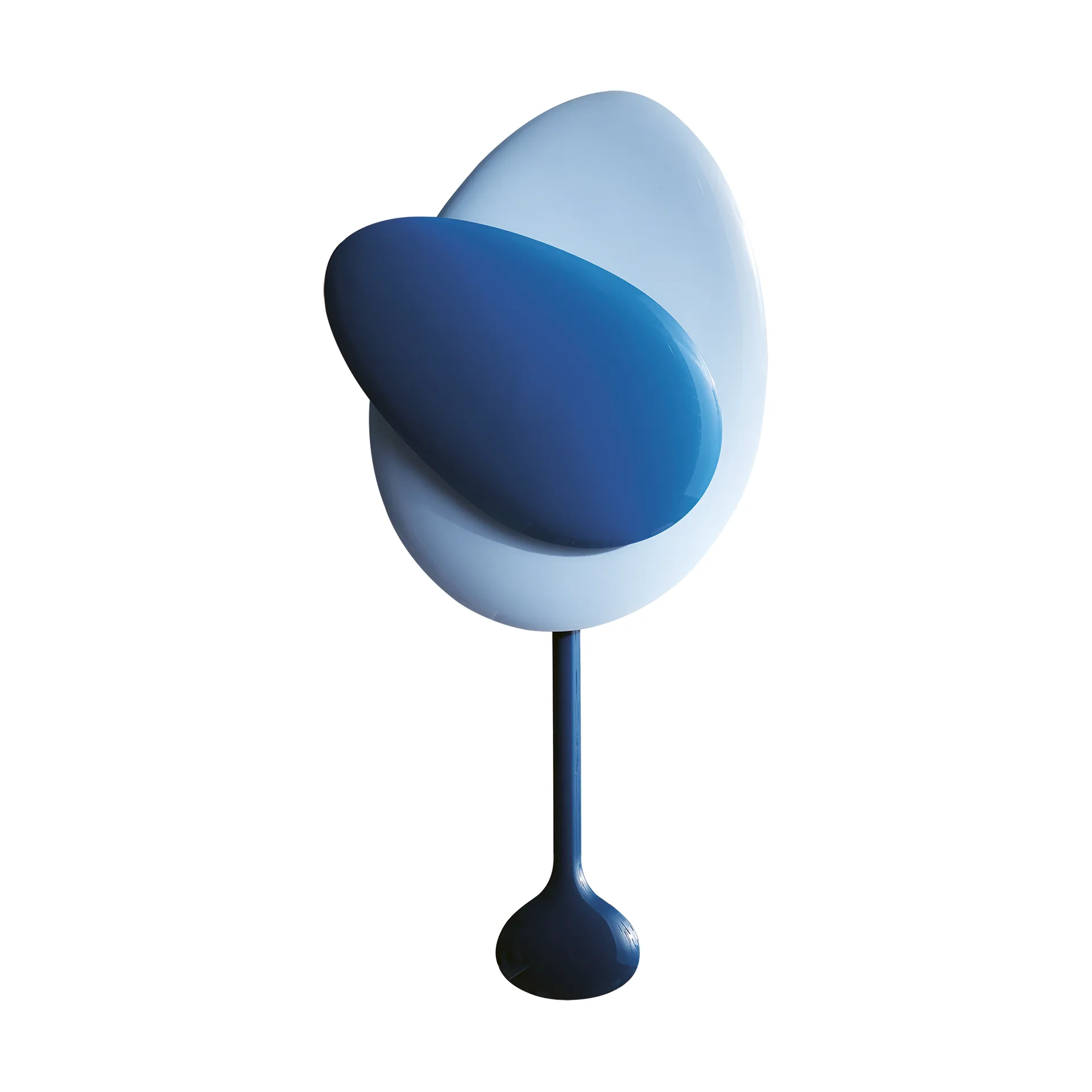 Reloj de pared Mellow Clock, Blue Design House Stockholm