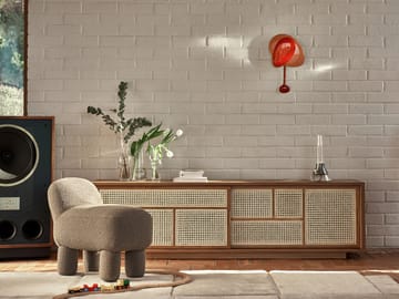 Reloj de pared Mellow Clock - Red - Design House Stockholm