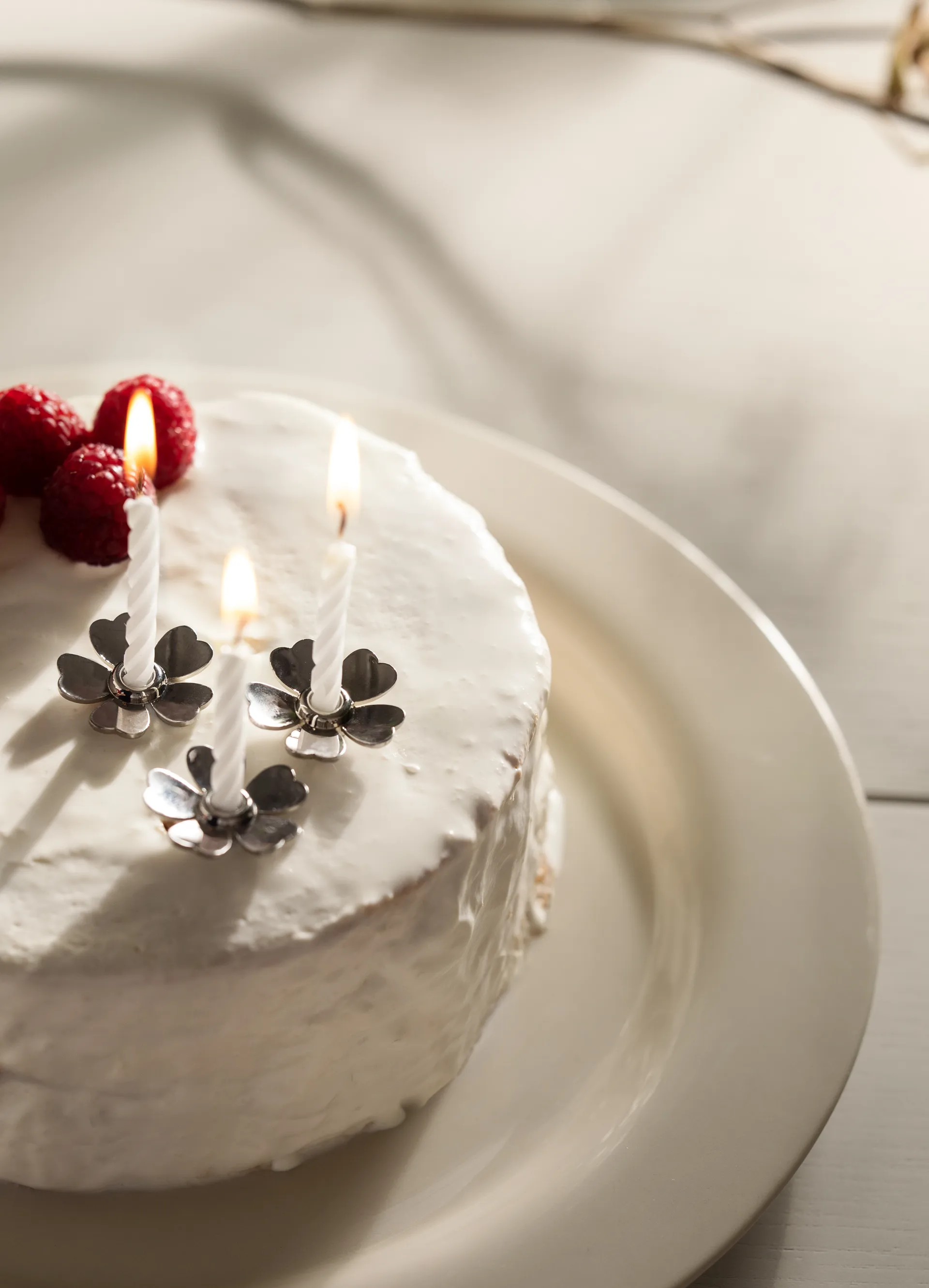 Set de 3 soportes para velas Me to You, Níquel Design House Stockholm