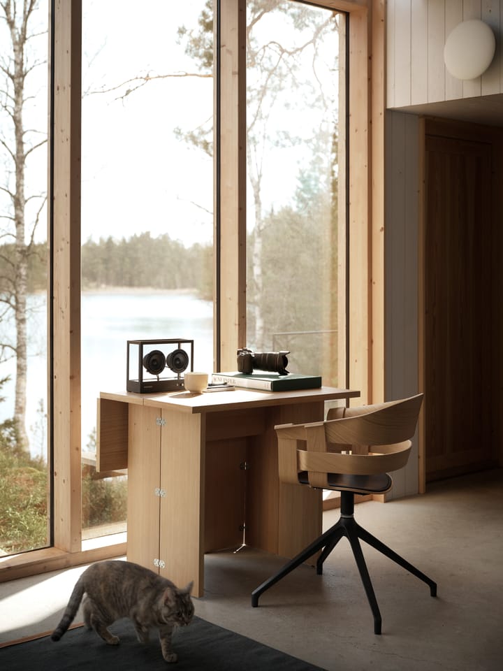 Silla de oficina Wick Chair, roble-patas de metal Design House Stockholm